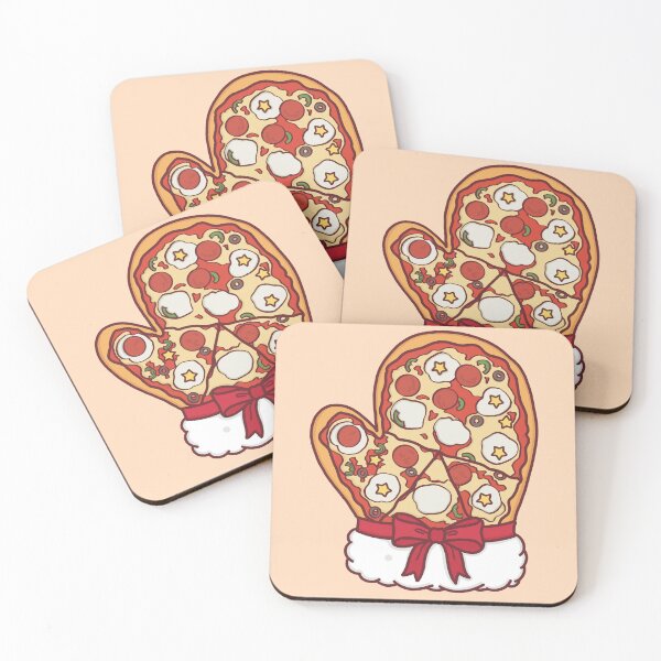 Item preview, Santa Christmas Pizza Oven Mitt designed and sold by BGMeYou.