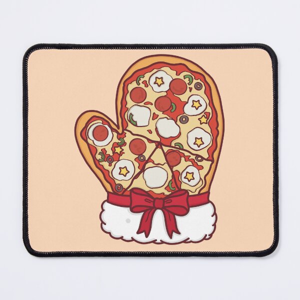 Item preview, Santa Christmas Pizza Oven Mitt designed and sold by BGMeYou.