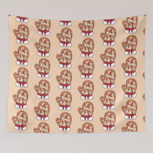 Item preview, Santa Christmas Pizza Oven Mitt designed and sold by BGMeYou.