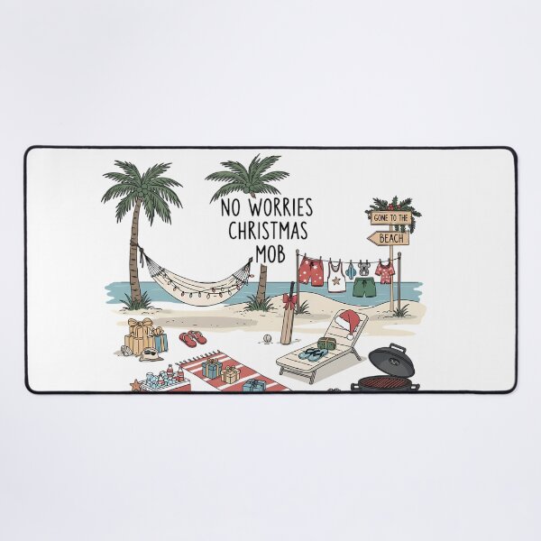 Item preview,  No Worries Christmas Mob Australian Family Matching Laid Back Holiday Relaxed Squad Set designed and sold by GiftsForge.