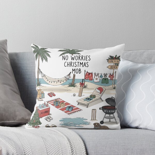 Item preview,  No Worries Christmas Mob Australian Family Matching Laid Back Holiday Relaxed Squad Set designed and sold by GiftsForge.