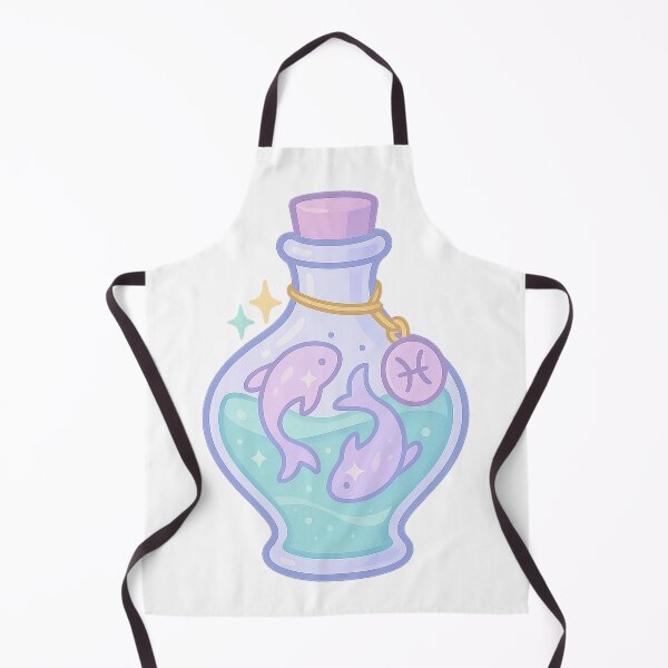 Item preview, Pisces Spell Bottle | Cute Zodiac Sticker | Cute Astrology Art | Pisces Aesthetic | Zodiac Art designed and sold by HerDreamCodes.