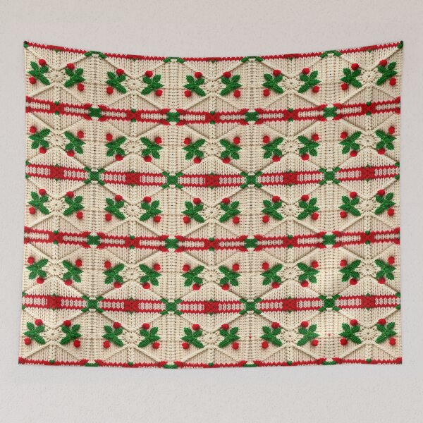 Item preview, Looks like a knitted Christmas pattern designed and sold by Kamoufleur.