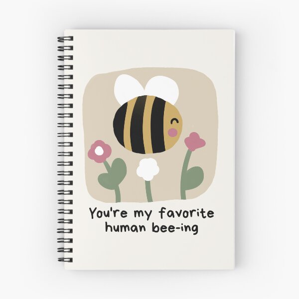 Item preview, Positive affirmation "you're my favorite human bee-ing"  designed and sold by NeurodiverseTea.