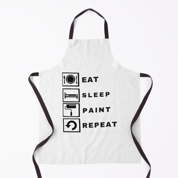 Item preview, EAT SLEEP PAINT REPEAT designed and sold by TriForceDesign.