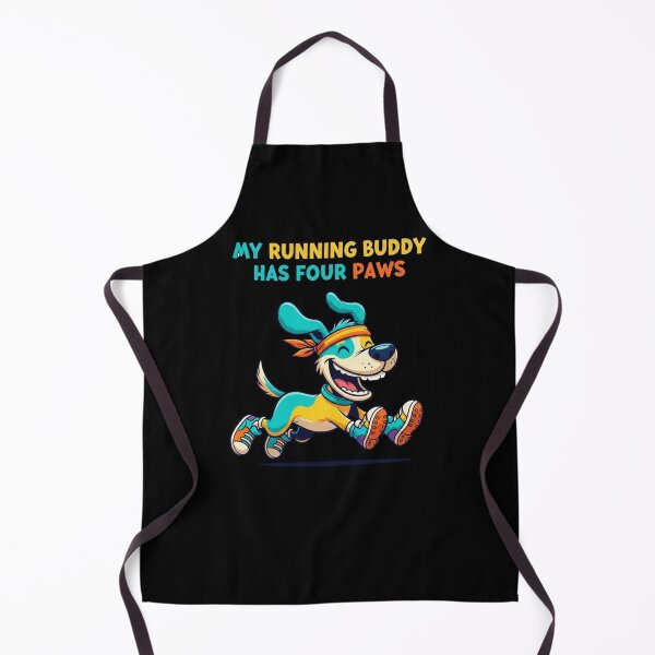 Item preview, Running Buddy Dog Design, Funny Canine Runner with Shoes and Headband Gift designed and sold by Design_Your_Day.