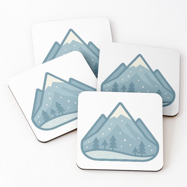 Item preview, Minimal Snowy Mountain Emblem designed and sold by Fernova.