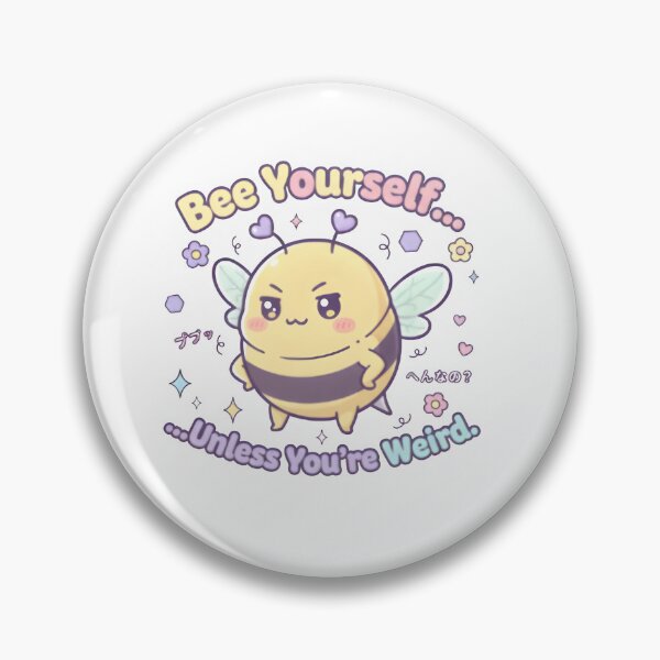 Item preview, Bee Yourself – Funny Kawaii Bee Pun | Cute Bumblebee Quote Design designed and sold by Snackwear Apparel.