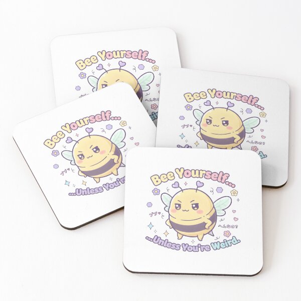 Item preview, Bee Yourself – Funny Kawaii Bee Pun | Cute Bumblebee Quote Design designed and sold by Snackwear Apparel.