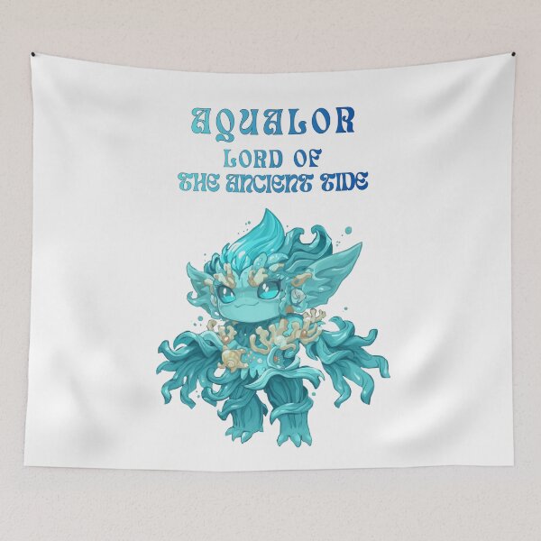 Item preview, Aqualor — Lord of the Ancient Tide | Mythic Water Demigod designed and sold by Monzora.