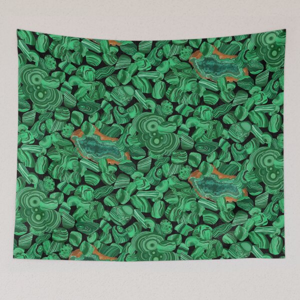 Item preview, Vibrant Malachite Stones designed and sold by AmeyCamp.