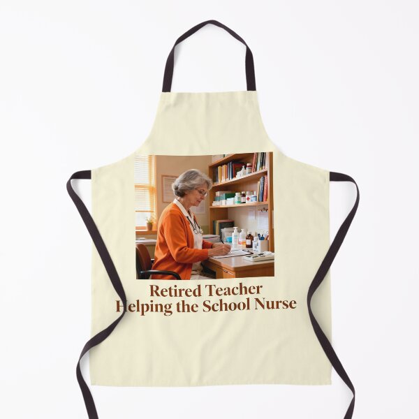 Item preview, school nurse Retired Teacher designed and sold by Uglyandcute.