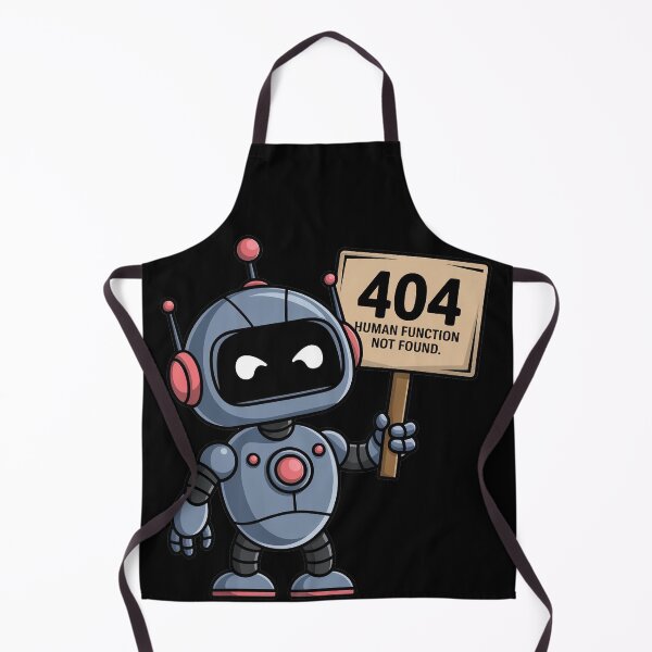Item preview, Human Error 404 – Robot Humor T-shirt designed and sold by Thompika.
