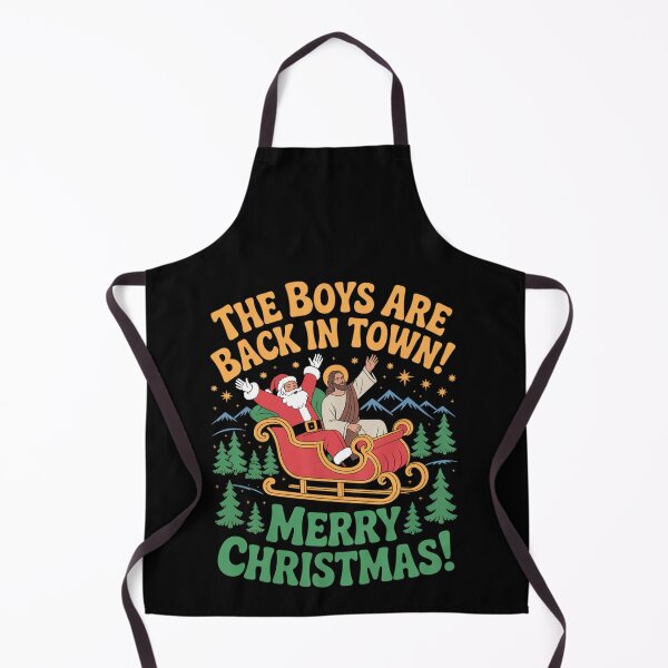 Item preview, The Boys Are Back in Town Merry Xmas Women Men Kid designed and sold by Clairenity Studio.