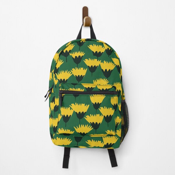Item preview,  Retro Danish Modern Yellow & Green Floral  designed and sold by RetroMaggie.