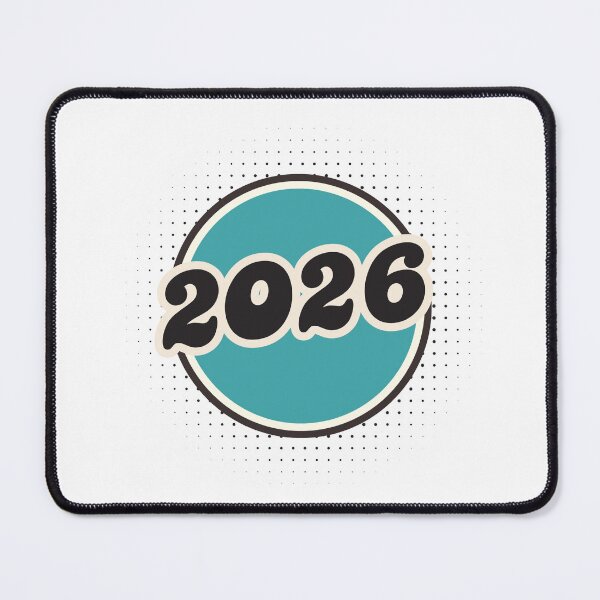 Item preview, Retro 2026 Vintage Style – Aesthetic New Year Retro Badge designed and sold by GlitchGameStudio.