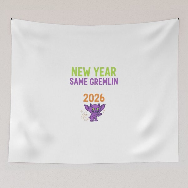 Item preview, New Year Same Gremlin 2026  Funny Chaos Goblin  designed and sold by Ditstyle.