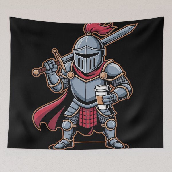Item preview, Caffeine Paladin – Fantasy + Kaffee designed and sold by Thompika.