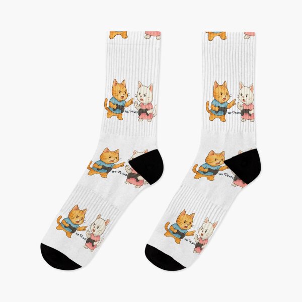 Item preview, Gamer Cat Couple – Funny Playful Duo designed and sold by WeLoveCatss.