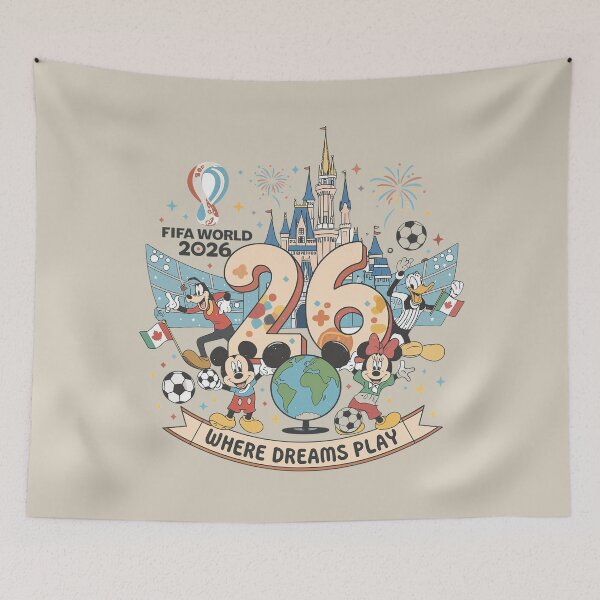 Item preview, Dreamland Football 26 Shirt | Cute Cartoon Global Celebration Tee designed and sold by BelindaVDavis.