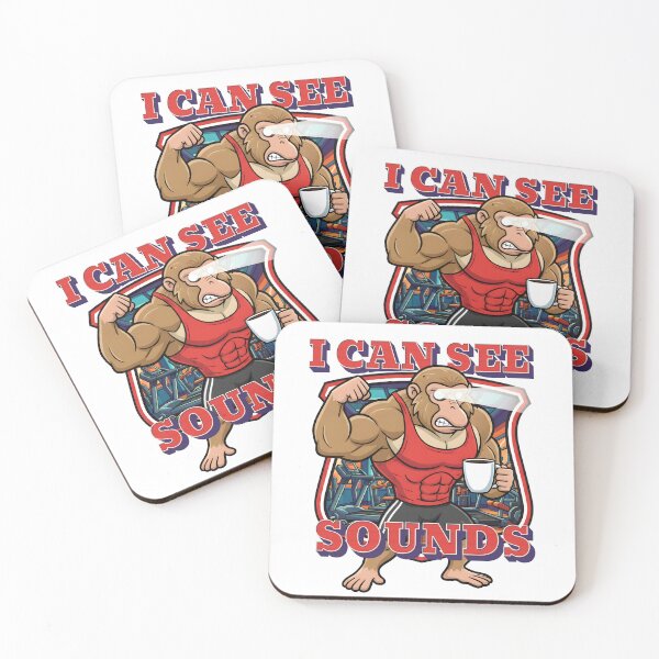 Item preview, I Can See Sounds | Pre-Workout Gym Meme Design by Beak Bros designed and sold by BeakBros.