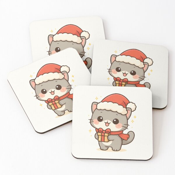 Item preview, Cute Christmas Cat designed and sold by HoopeStylee.