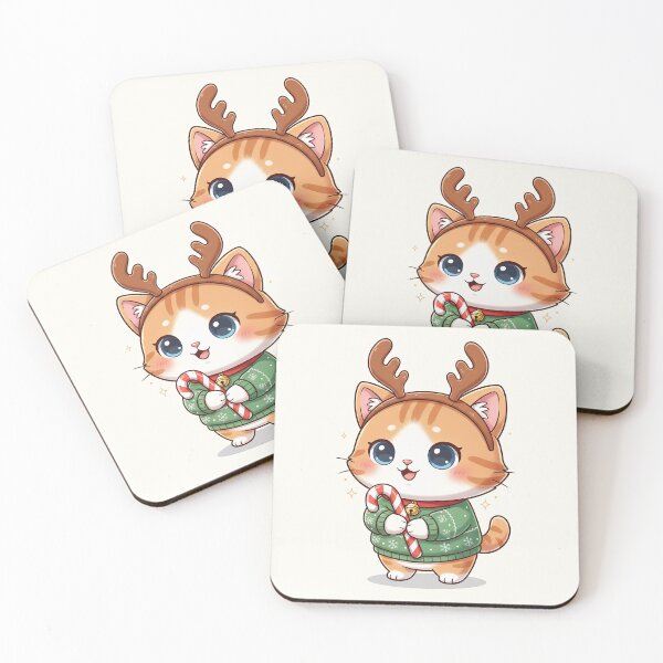 Item preview, Cute Reindeer Cat designed and sold by HoopeStylee.