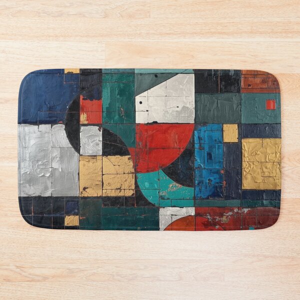 Item preview, Textured Geometric Cubist Color Block designed and sold by Harmonic_Layers.