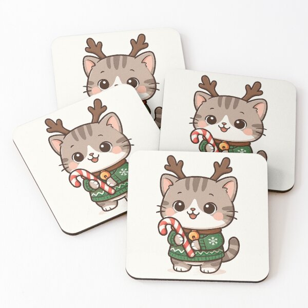 Item preview, Cute Reindeer Cat designed and sold by HoopeStylee.