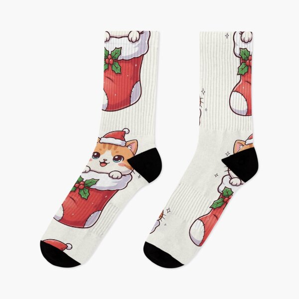 Item preview, Cute Stocking Cat designed and sold by HoopeStylee.