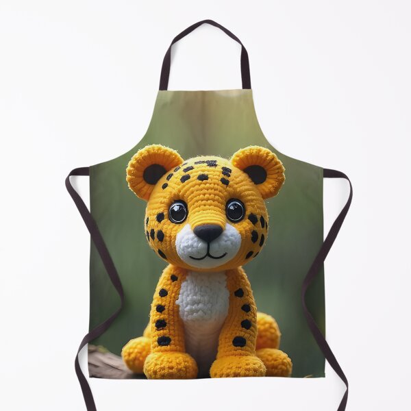 Item preview, Crocheted cheetah on a branch in the forest designed and sold by Mianku | Für das Leben.