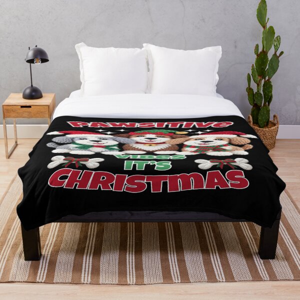 Item preview, Pawsitive Christmas Vibes – Cute Digital Holiday Dog Design designed and sold by Visimatic.