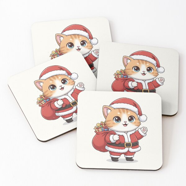 Item preview, Cute Santa Cat designed and sold by HoopeStylee.