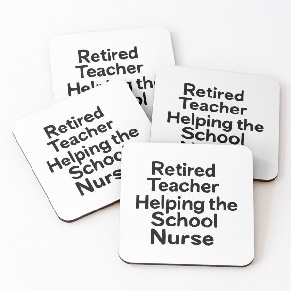 Item preview, school nurse Retired Teacher designed and sold by Uglyandcute.