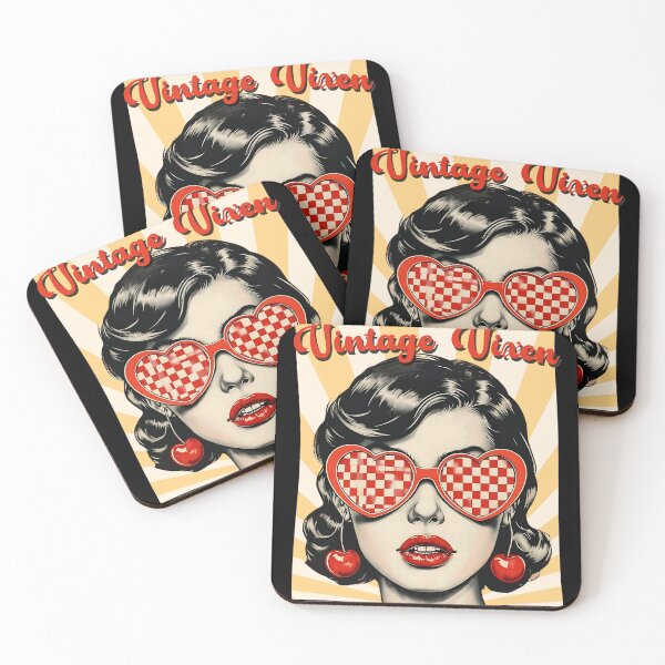 Item preview, Cherry earrings girl. Vintage Vixen designed and sold by EwaVerse.