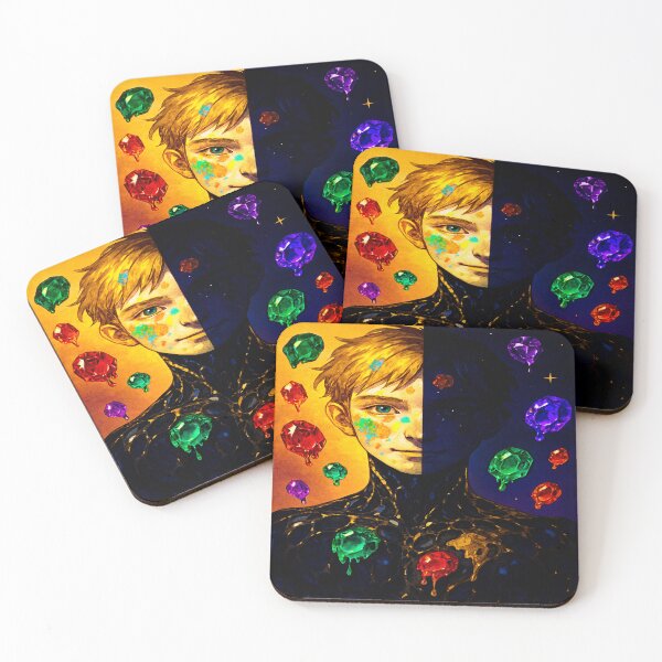 Item preview, Duality in Golden and Dark Gems designed and sold by Ecosetereos.