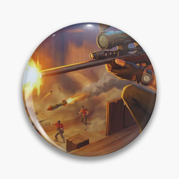 Item preview, Team Fortress 2 Sniper High Ground Battle Art designed and sold by MonaRose_Art.