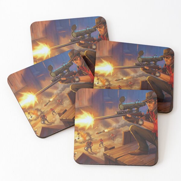 Item preview, Team Fortress 2 Sniper High Ground Battle Art designed and sold by MonaRose_Art.