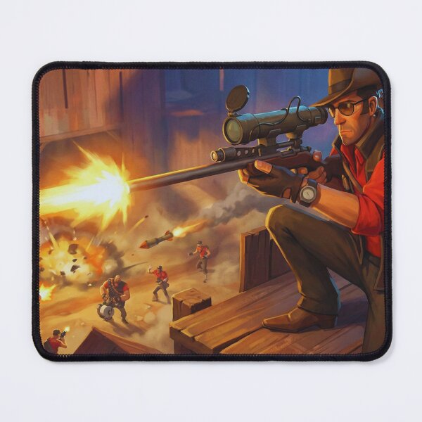 Item preview, Team Fortress 2 Sniper High Ground Battle Art designed and sold by MonaRose_Art.