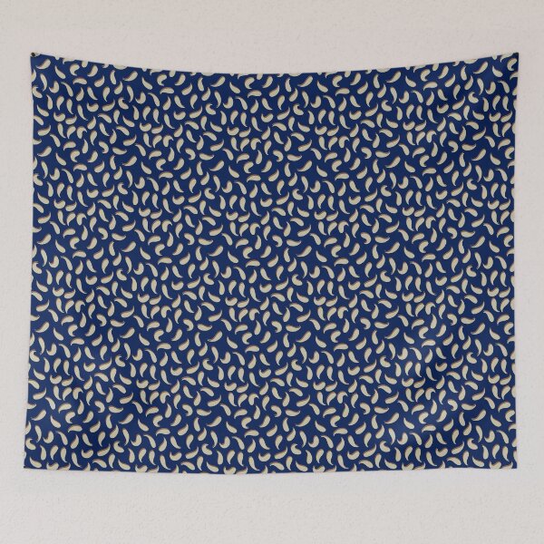Item preview, Mini Paisley Pattern Blue designed and sold by LittleFishStud.