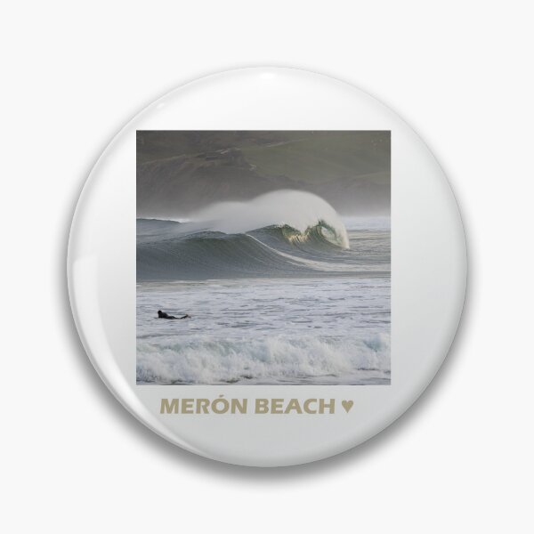 Item preview, Merón Beach Surf - Golden Wave & Offshore Wind Spain designed and sold by DavidBuitragoCobo.