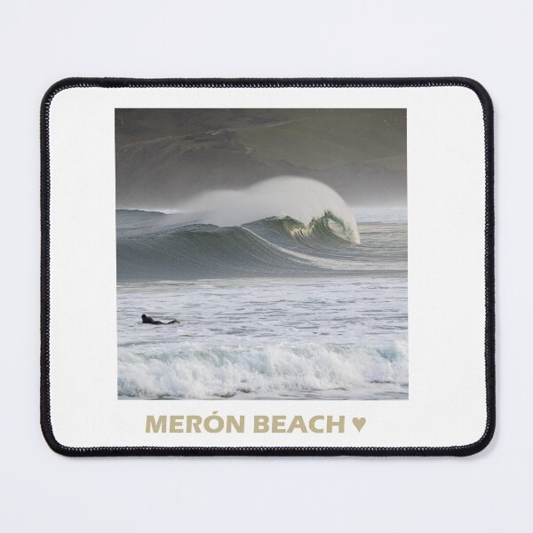 Item preview, Merón Beach Surf - Golden Wave & Offshore Wind Spain designed and sold by DavidBuitragoCobo.