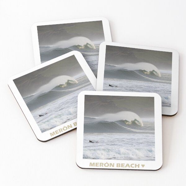 Item preview, Merón Beach Surf - Golden Wave & Offshore Wind Spain designed and sold by DavidBuitragoCobo.