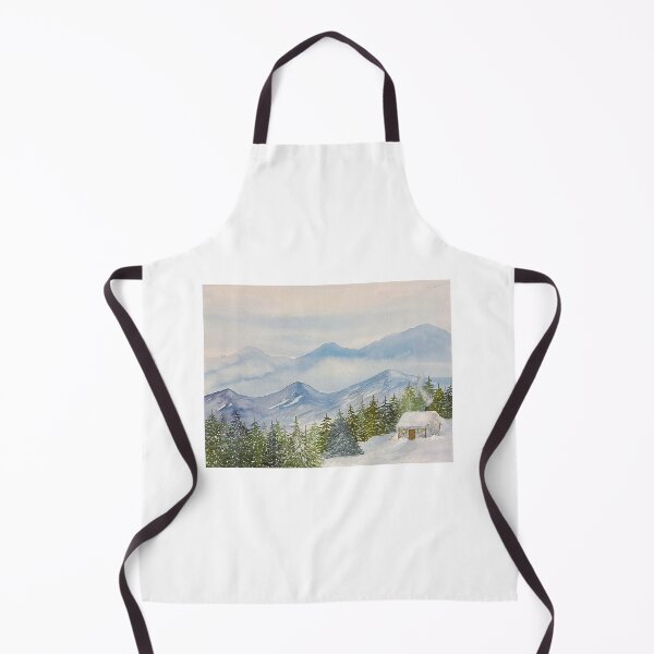 Item preview, Mountain Cabin  designed and sold by Lisa Neuman Watercolors.