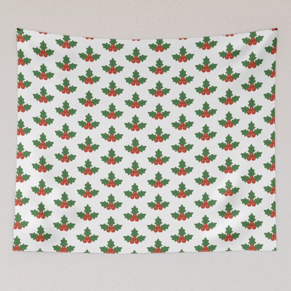 Item preview, Kawaii Holly Berry Icon – Cute Minimal Christmas Leaves & Berries Illustration for Stickers, Cards & Holiday Decor designed and sold by CosmoPixelArts.