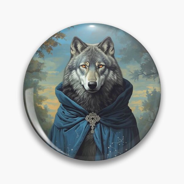 Item preview, Wolf in Blue Cloak designed and sold by Pinkgnomie.