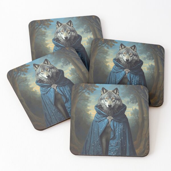 Item preview, Wolf in Blue Cloak designed and sold by Pinkgnomie.