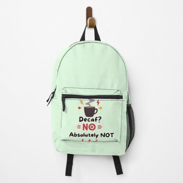 Item preview, Decaf? NO. Absolutely NOT. – Funny Coffee Design  designed and sold by PriyaMagic.