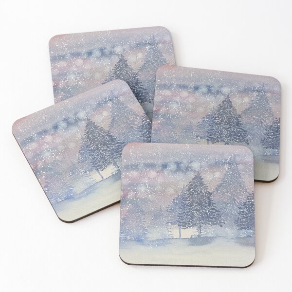 Item preview, Night Snow designed and sold by Lisa Neuman Watercolors.