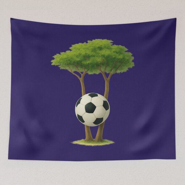 Item preview, Soccer Through the Acacia Trees designed and sold by annenambiro.